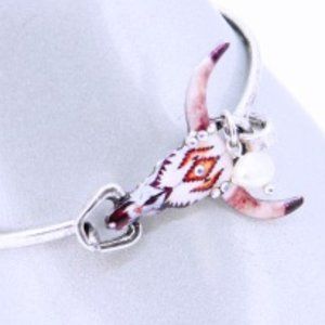 Longhorn Aztec Bangle